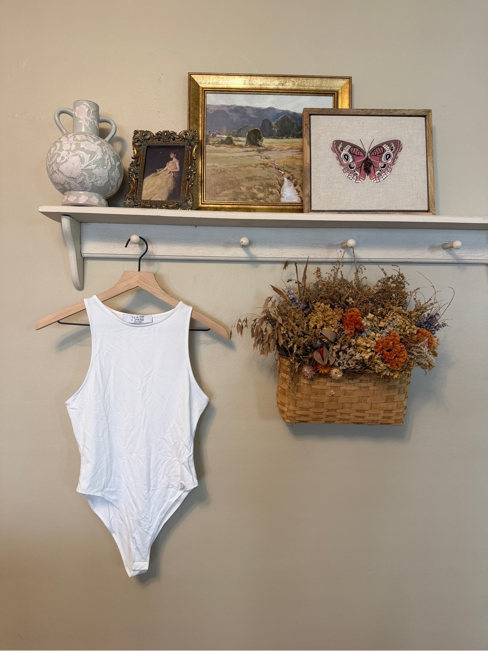 Primark White Sleeveless Bodysuit